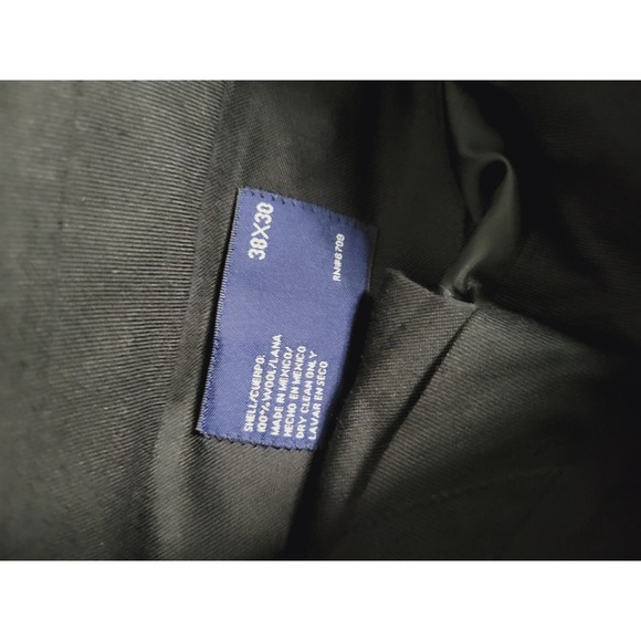 Stafford Pinstripe Suit Jacket 43R Pants 38x30 Prom Homecoming Graduation Event - Picture 10 of 12